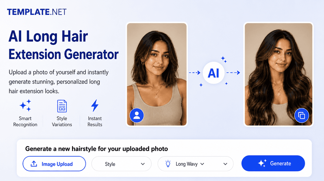 Free AI Long Hair Extender – Add Long Hair to Your Photo.
